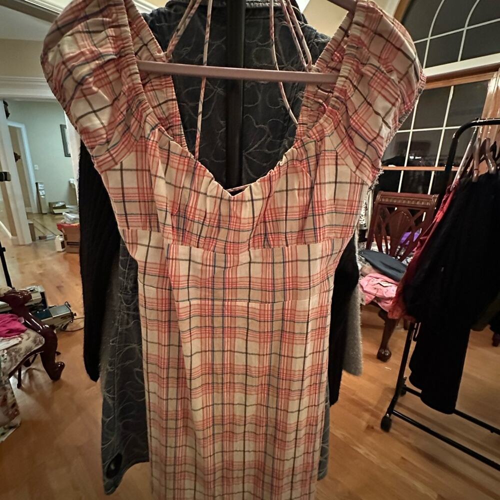 RVCA Multicolor Plaid Dress